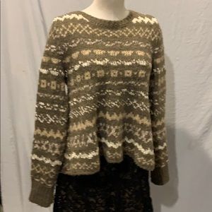 Free people brown tone sweater